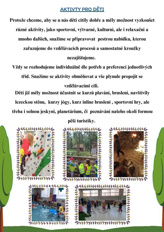 Aktivty pro&nbsp;děti