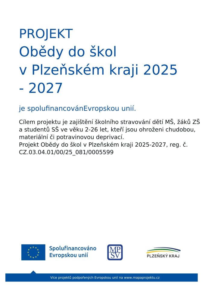 Projekt obědy do&nbsp;škol